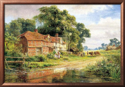 An Old Surrey Farm by Robert Gallon Pricing Limited Edition Print image