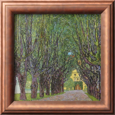 Avenue In Schloss Kammer Park At Lake Atter, 1912 by Gustav Klimt Pricing Limited Edition Print image