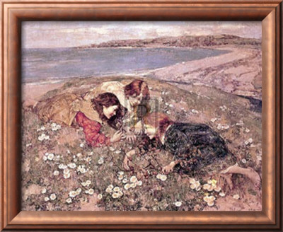 Captive Butterfly by Edward Atkinson Hornel Pricing Limited Edition Print image