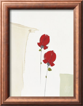 Two Little Red Roses by Christian Choisy Pricing Limited Edition Print image