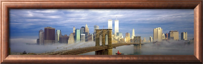 Brooklyn Bridge In Mist by Joseph Sohm Pricing Limited Edition Print image