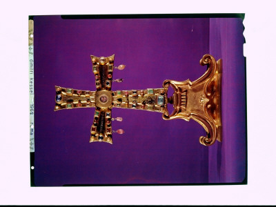Crux Vaticana, Byzantine Jeweled Cross With Fragments Believed To Be From Christ's Crucifixion by Dmitri Kessel Pricing Limited Edition Print image