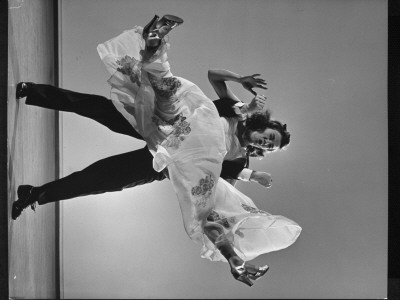 Grace And Paul Hartman, Burlesque Ballroom Dance Team, Performing Routine by Gjon Mili Pricing Limited Edition Print image