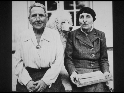Author Gertrude Stein With Alice B. Toklas And Pet Dog by Carl Mydans Pricing Limited Edition Print image