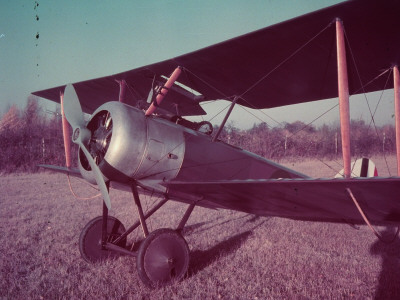 Side View Of Wwi Sopwith Fighter On Ground by William Sumits Pricing Limited Edition Print image