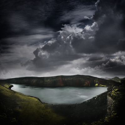 Crater Ljoti Pollur By Landmannalaugar, Iceland by Gunnar Svanberg Skulasson Pricing Limited Edition Print image