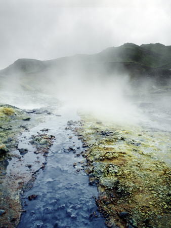A Hot Creek In Krysuvik, Iceland by Atli Mar Hafsteinsson Pricing Limited Edition Print image