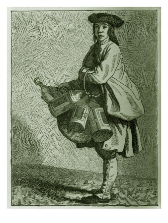 Daily Life In French History: A Lantern Seller In 18Th Century Paris, France by William Hole Pricing Limited Edition Print image