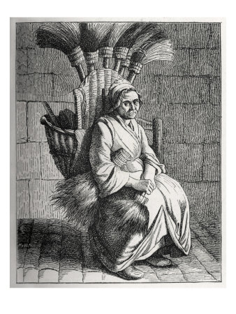 Daily Life In French History: A Broom Seller In 18Th Century Paris During Reign Of Louis Xv by Gustave Dore Pricing Limited Edition Print image