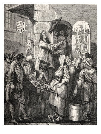 Daily Life In French History: A Psalm Singer In The Streets Of 18Th Century Paris, France by William Hole Pricing Limited Edition Print image