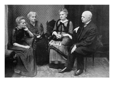 Marie Curie With Her Brother And Sisters In Warsaw, 1912 by Gustave Doré Pricing Limited Edition Print image
