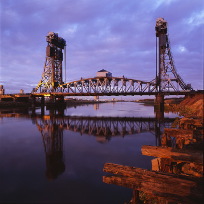 Newport Bridge River Tees Middlesborough by Joe Cornish Pricing Limited Edition Print image