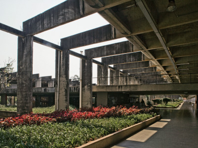 University Of Brasilia - Universidade De Bras??Lia, Architect: Oscar Niemeyer by Alan Weintraub Pricing Limited Edition Print image