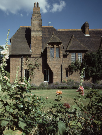 The Red House, Bexleyheath, Exterior, 1859-60, Architect: Philip Webb by Charlotte Wood Pricing Limited Edition Print image