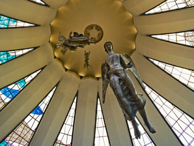 Brasilia - Metropolitan Cathedral (Catedral Metropolitana De Brasilia), Architect: Oscar Niemeyer by Alan Weintraub Pricing Limited Edition Print image