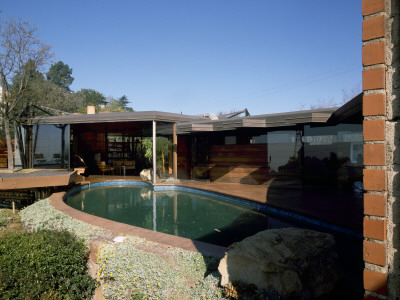 Eicher House, 1991, Los Angeles, California, A Remodelling Of Carling House, Archit: John Lautner by Alan Weintraub Pricing Limited Edition Print image