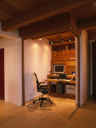 Greyrock Estate, Big Sur, California (2001) - Master Bedroom - Study, Architect: Daniel Piechota by Alan Weintraub Pricing Limited Edition Print image