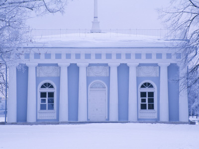 Blue Pavilion, Yelagin (Elagin) Island, St Petersburg, Russia 1822, Designer: Rossi by Clive Nichols Pricing Limited Edition Print image