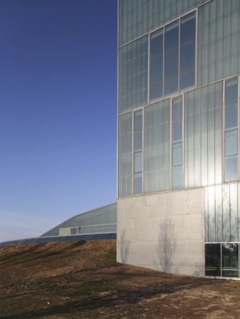 West Facade Of Planta Integral De Residuos - Recycling Plant, Sant Adria De Besos, Barcelona, Spain by David Borland Pricing Limited Edition Print image