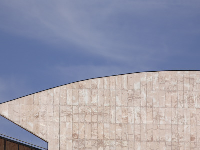 Roofline Of Edificio De Usos Multiples - Council Building, Leon, Spain by David Borland Pricing Limited Edition Print image