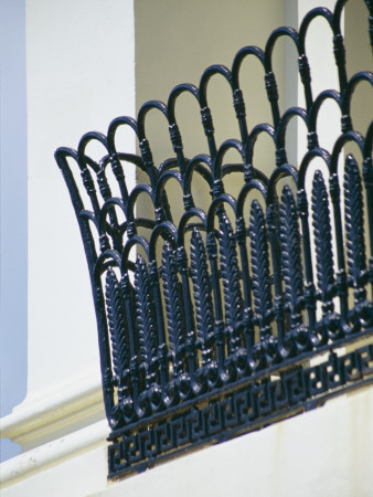 Traditional Architectural Details, Cast Iron Balcony by David Churchill Pricing Limited Edition Print image