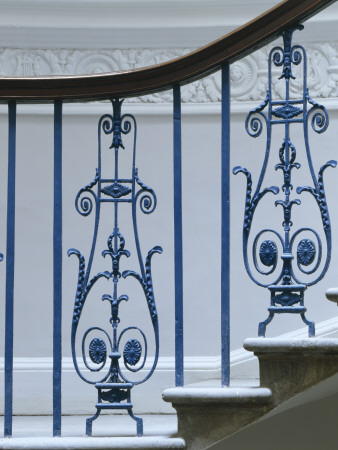 Somerset House, Courtauld Institute, London, Cast Iron Banisters, Architect: William Chambers by Jeremy Cockayne Pricing Limited Edition Print image