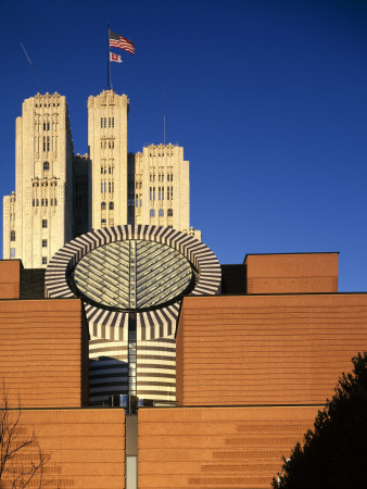 Museum Of Modern Art, San Francisco, California, 1989-1995, Exterior, Architect: Mario Botta by John Edward Linden Pricing Limited Edition Print image