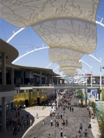 Participants' Pavilions, Expo Zaragoza 2008, Zaragoza, Architect: Acxt by G Jackson Pricing Limited Edition Print image