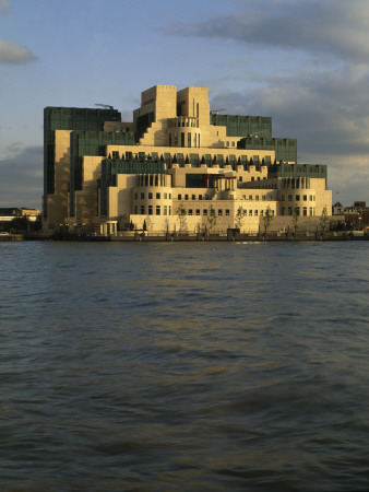 Vauxhall Cross, River Thames London, Mi6 Headquarters, Architect: Terry Farrell by Mark Fiennes Pricing Limited Edition Print image