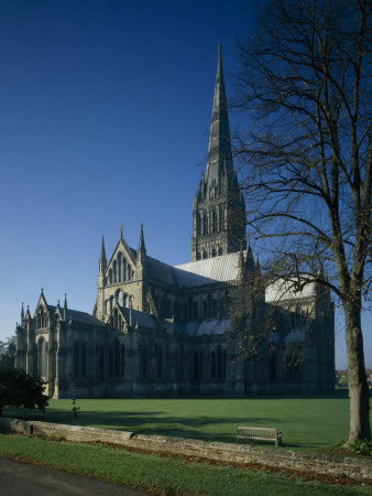 Salisbury Cathedral, Wiltshire, England, Overall Exterior by Mark Fiennes Pricing Limited Edition Print image
