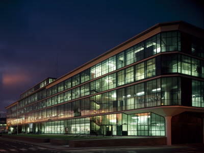 Boots D10 Factory, Beeston, Nottingham, Architect: Owen Williams by Martine Hamilton Knight Pricing Limited Edition Print image