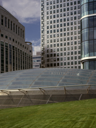 Glazed Roof Of Canary Wharf Station, London Underground, Architect: Foster Associates by Nicholas Kane Pricing Limited Edition Print image