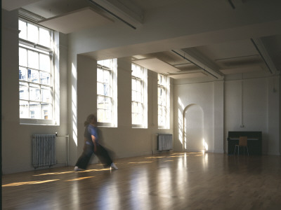 Jerwood Space Arts And Dance Centre Refurbished Existing Main Studio Space, Paxton Locher Architect by Richard Bryant Pricing Limited Edition Print image