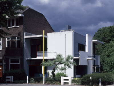 Rietveld Schroder House, Prins Hendriklaan, Utrecht, Crop Of Shot, Architect: Gerrit Rietveld by Richard Bryant Pricing Limited Edition Print image
