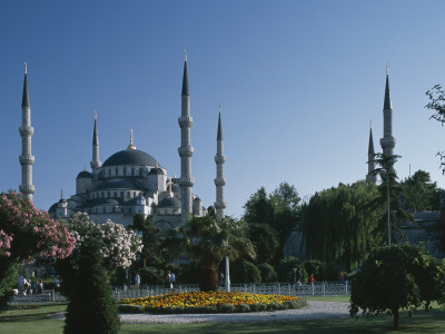 Sultan Ahmed Mosque, Istanbul, 1609 - 1617, Also Known As Blue Mosque, Architect: Mehmed Aga by Richard Bryant Pricing Limited Edition Print image