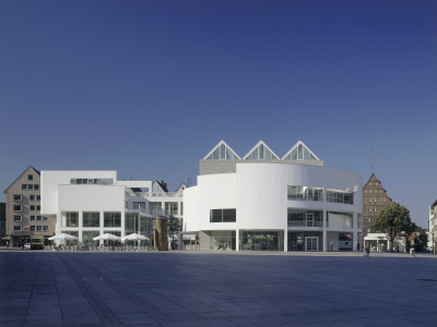 Stadthaus, Ulm, Germany (1986-93) - Townhall And Cathedral, Architect: Richard Meier And Partners by Richard Bryant Pricing Limited Edition Print image