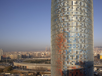Torre Agbar, Barcelona, Catalonia, 2005 by Richard Bryant Pricing Limited Edition Print image