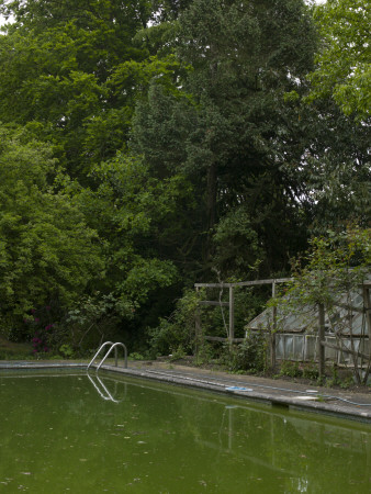 Swimming Pool, Abandoned House by Tim Mitchell Pricing Limited Edition Print image