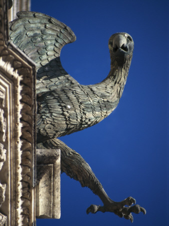 Orvieto Cathedral, Italy, Detail Of Bird Sculpture by Robert O'dea Pricing Limited Edition Print image