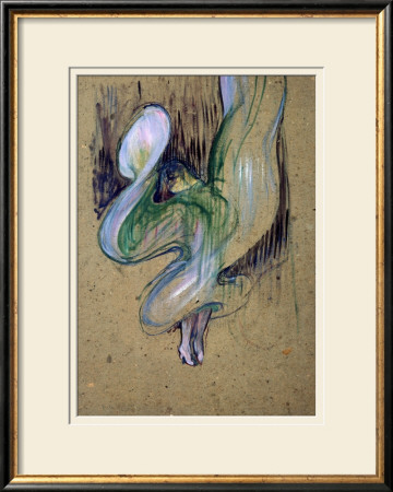 Loie Fuller At The Folies Bergere by Henri De Toulouse-Lautrec Pricing Limited Edition Print image