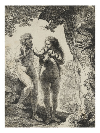 Adam Et Eve by Rembrandt Van Rijn Pricing Limited Edition Print image