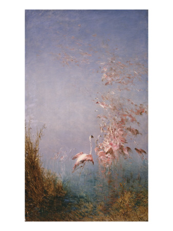 Envol De Flamants Roses, Étang Du Vaccarès by Félix Ziem Pricing Limited Edition Print image