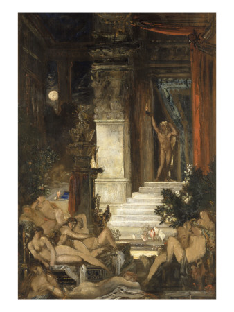 Hercule Et Les Filles De Thespius by Gustave Moreau Pricing Limited Edition Print image