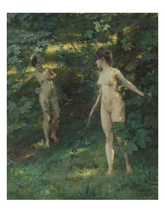 Nymphes De Nysa,Dit Aussi Les Nymphes by Julius Leblanc Stewart Pricing Limited Edition Print image