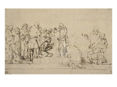 L'incredulite De Saint Thomas by Rembrandt Van Rijn Pricing Limited Edition Print image