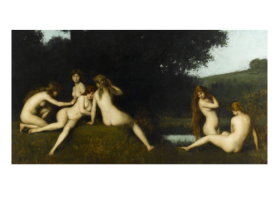 Les Naïades by Jean Jacques Henner Pricing Limited Edition Print image