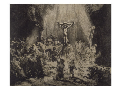 Les Trois Croix ; 1 Er État by Rembrandt Van Rijn Pricing Limited Edition Print image
