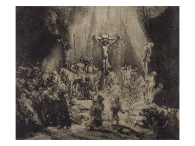 Les Trois Croix ; 1 Er Etat by Rembrandt Van Rijn Pricing Limited Edition Print image
