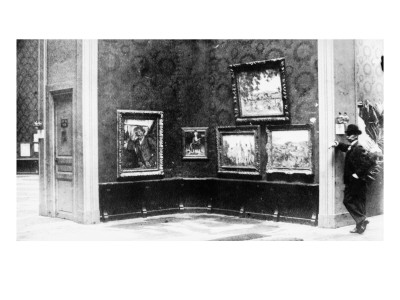 Vue De L'exposition Du Salon D'automne De 1904,Salle Cézanne (Le Fumeur Accoudé,Victor by Ambroise Vollard Pricing Limited Edition Print image