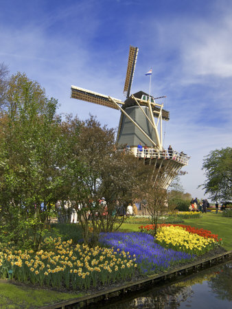 Keukenhof Gardens In Spring, Lisse, Holland by Jim Engelbrecht Pricing Limited Edition Print image